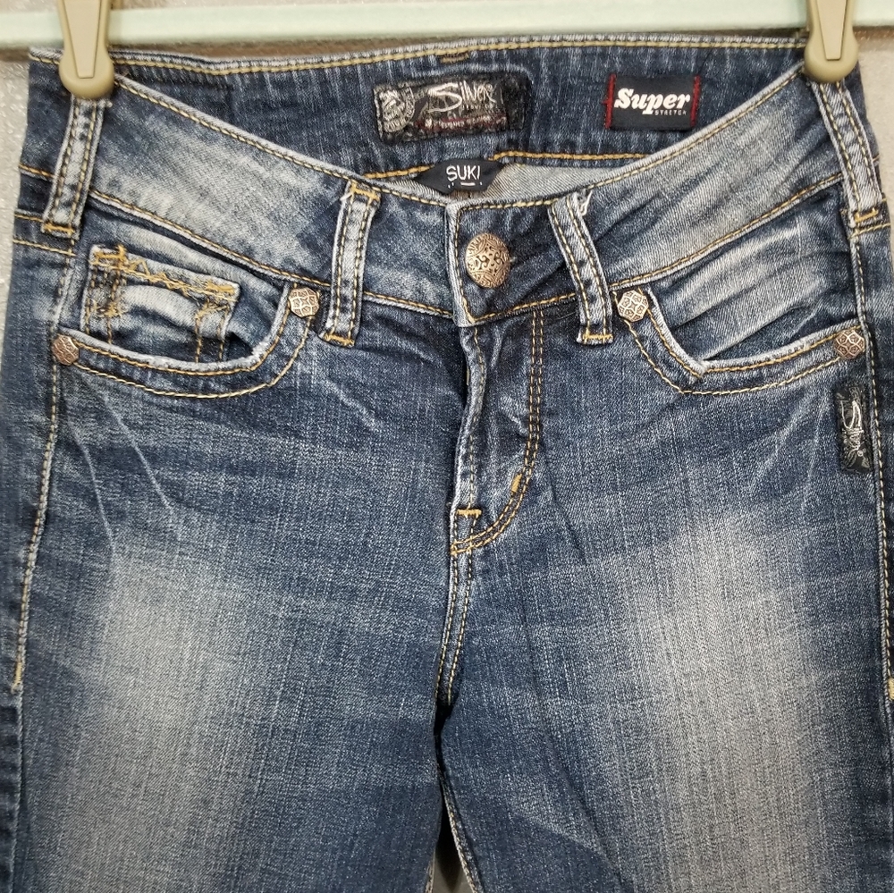 Silver Women's Suki Mid Slim Boot Jean - Picture 2 of 8